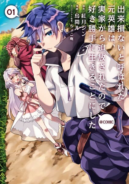 Dekisokonai to Yobareta Moto Eiyuu wa, Jikka kara Tsuihou Sareta node Suki Katte ni Ikiru Koto ni Shita